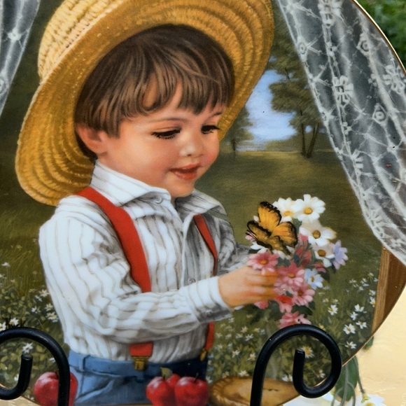 Vintage 1985 For Mom by Sandra Kuck Reco collection Plates - Picture 2 of 3